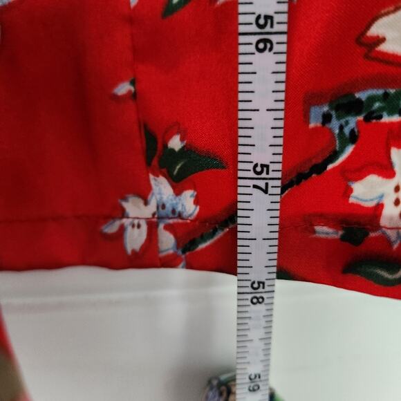 Lotus Japanese Floral Long Kimono Robe One Size Oriental Colorfull - Picture 6 of 7